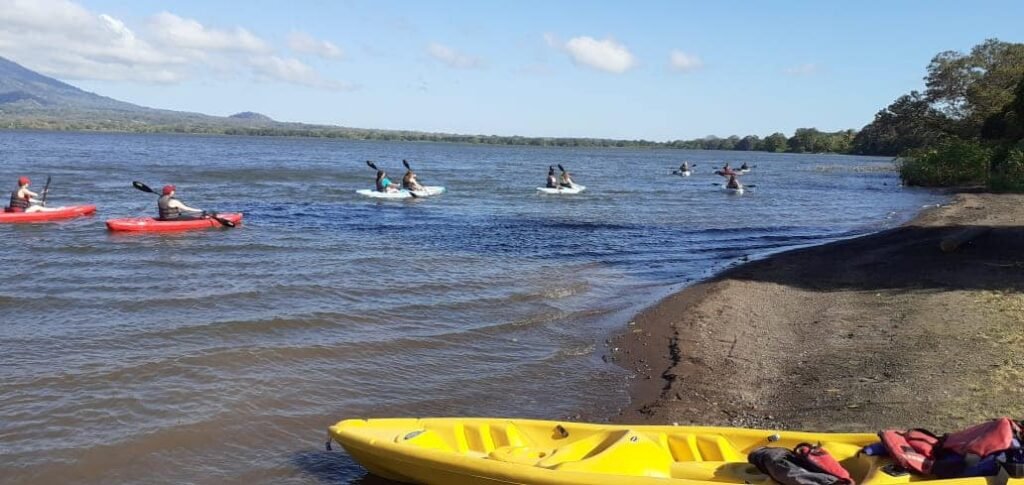 Kayak Exploring Isla de Ometepe